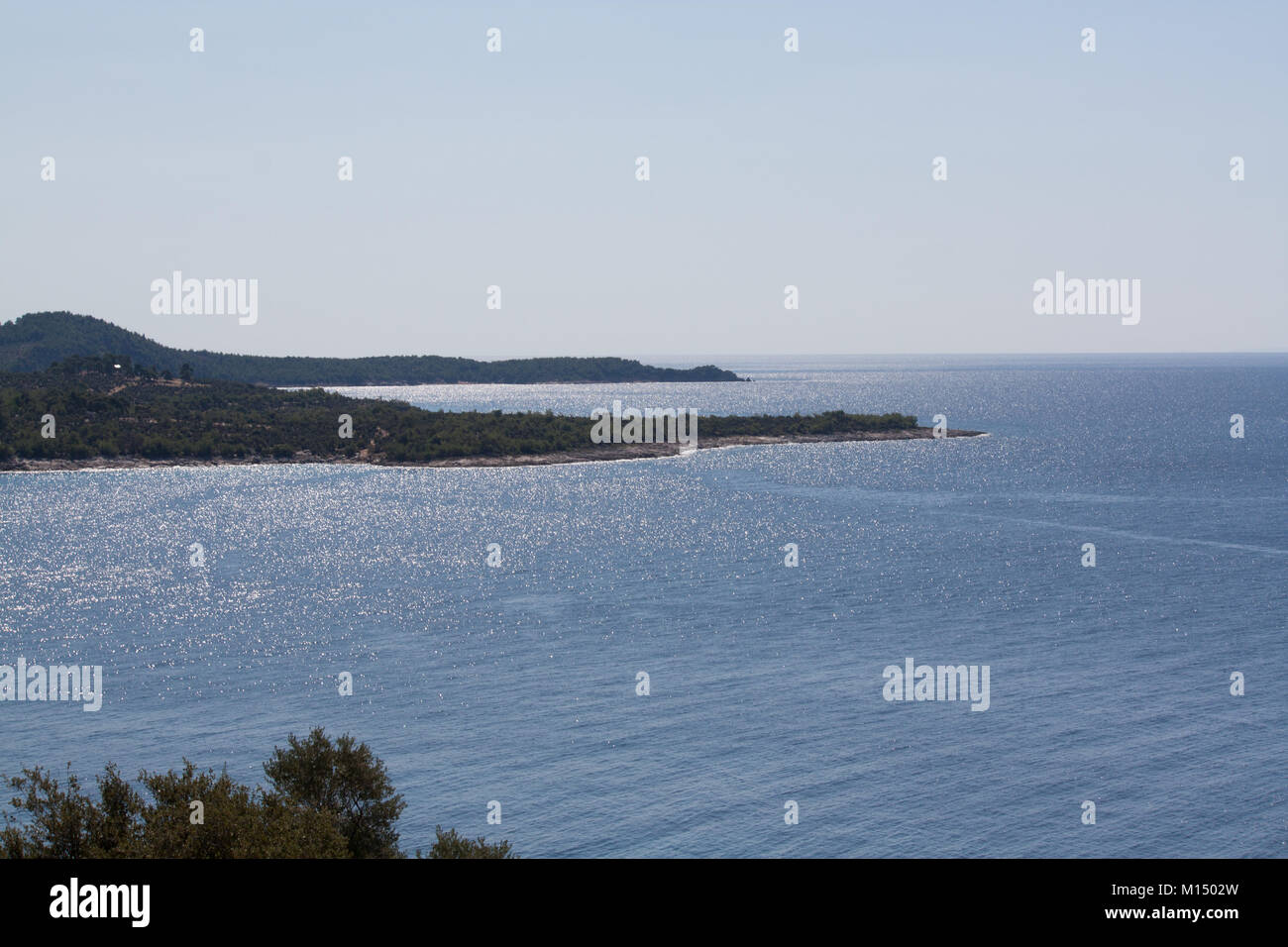 Les plages sauvages de l'île Banque D'Images