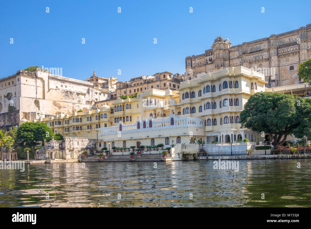 City Palace à Udaipur, Rajasthan, Inde Banque D'Images