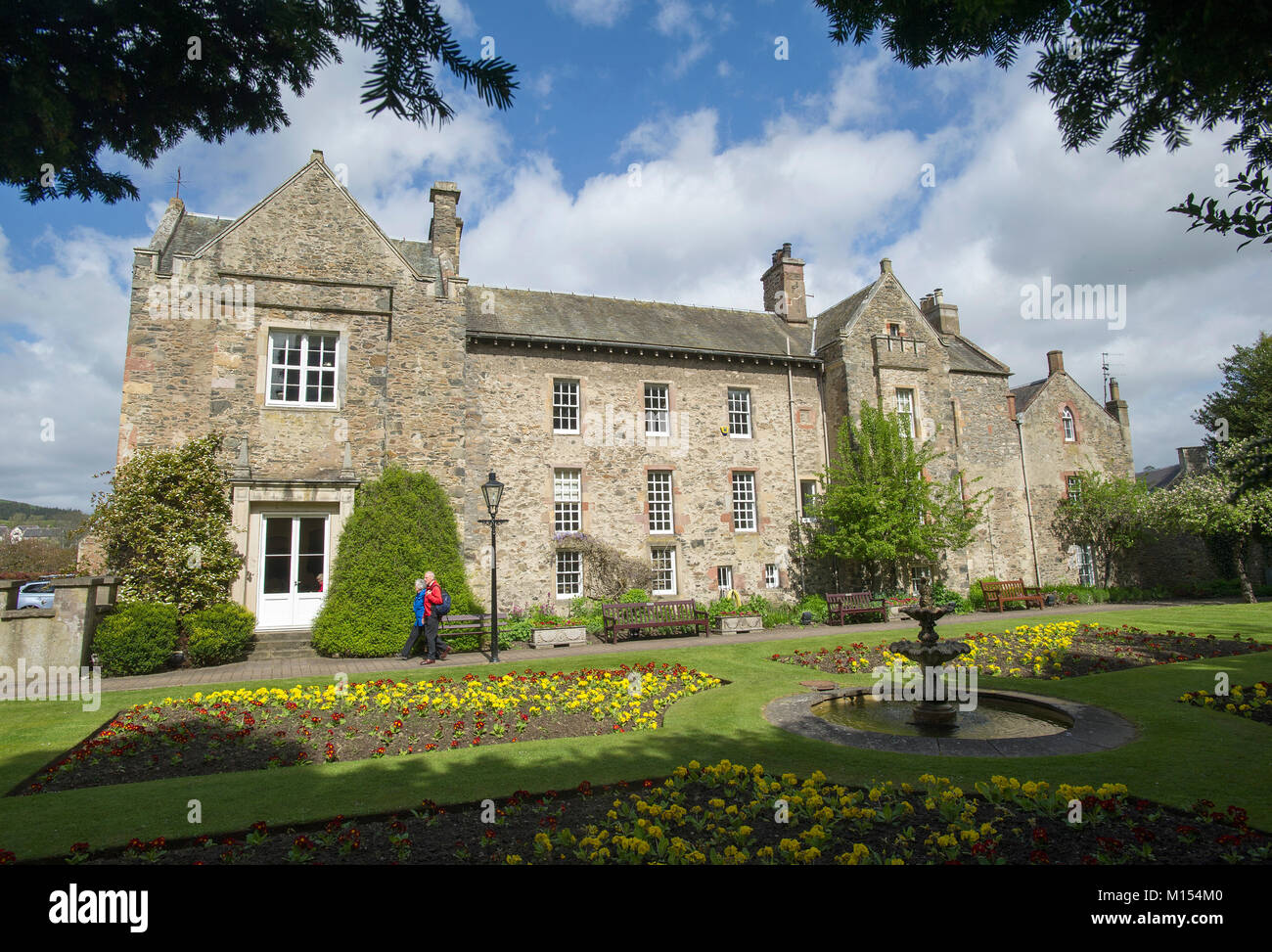 Galashiels, Scottish Borders : vue de l'ancienne Chambre de Gala, Scott Crescent, Galashiels, Banque D'Images