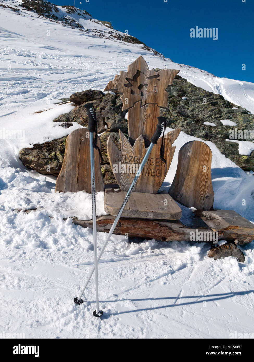 Station de ski dans les Alpes Banque D'Images