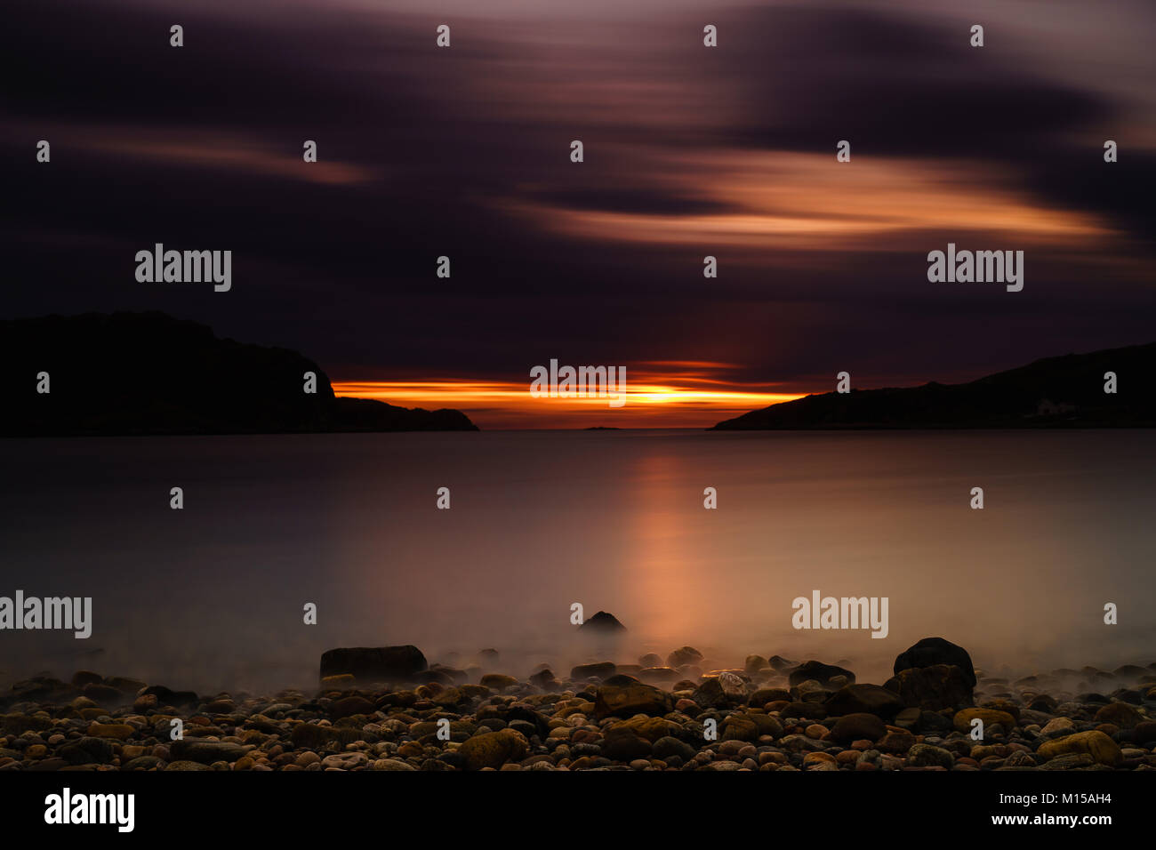 Loch Kirkaig Assynt, Ecosse, Banque D'Images