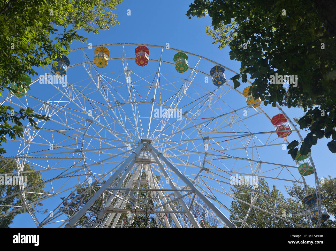 La grande roue sur la grande montagne d'Ahun à Hosta district de Sotchi, région de Krasnodar, Russie Banque D'Images