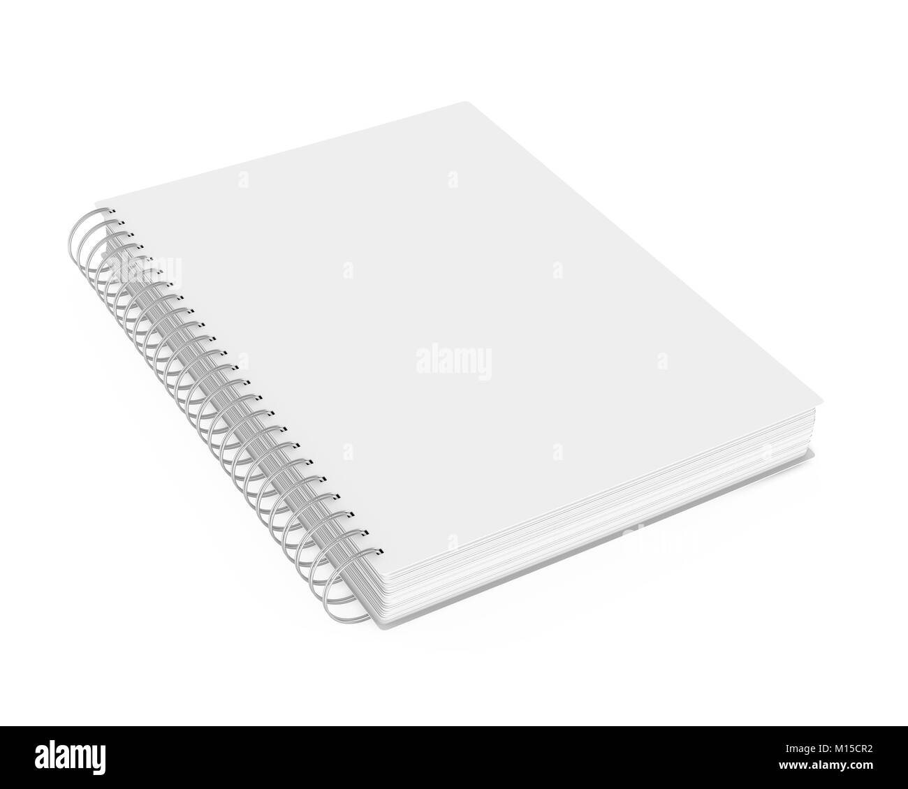 Blank Notebook Isolated Banque D'Images Blank Notebook Isolated Banque D'Images