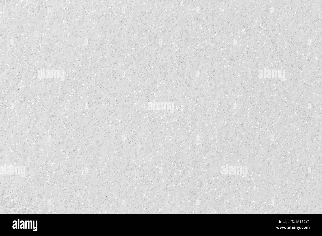 Texture glitter blanc fond de noël. Photo de contraste faible. Banque D'Images