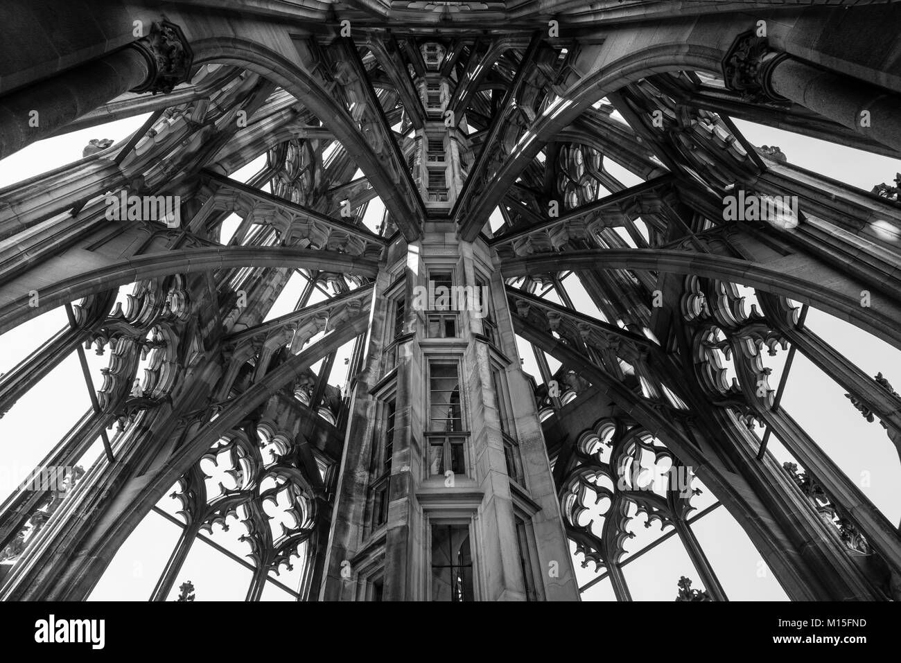 Ulm Minster (allemand : Ulmer Münster) est une église luthérienne située à Ulm, Allemagne. Plus grande Église, 5e plus haute structure construire avant le 20e siècle. Banque D'Images