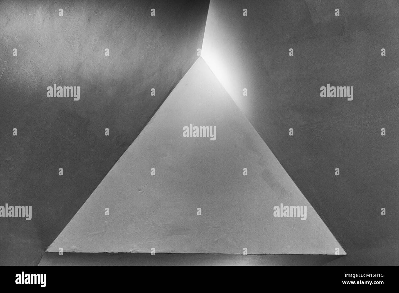 Libre de murs intérieurs peints en blanc Banque D'Images