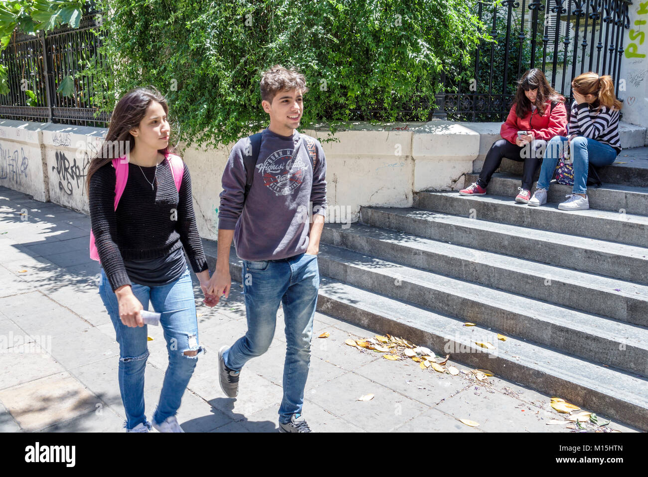 Buenos Aires Argentine, Escuela normal Superior, lycée, campus, hispanique hispanique Latins Latino Latinos, hispanique Latino Latinos, hispanophone, garçons, Kid ki masculin Banque D'Images