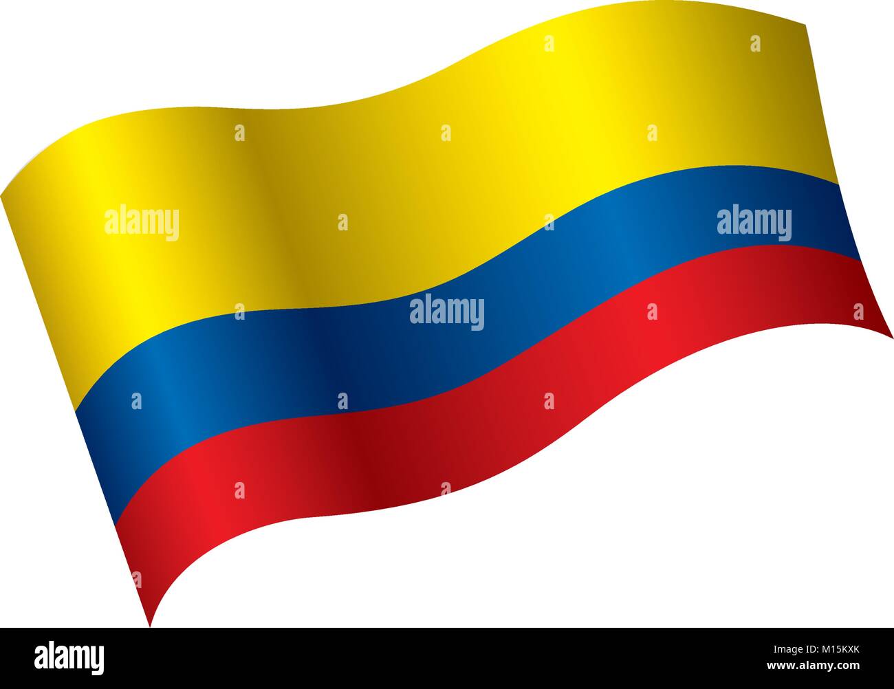Colombie drapeau, vector illustration Illustration de Vecteur