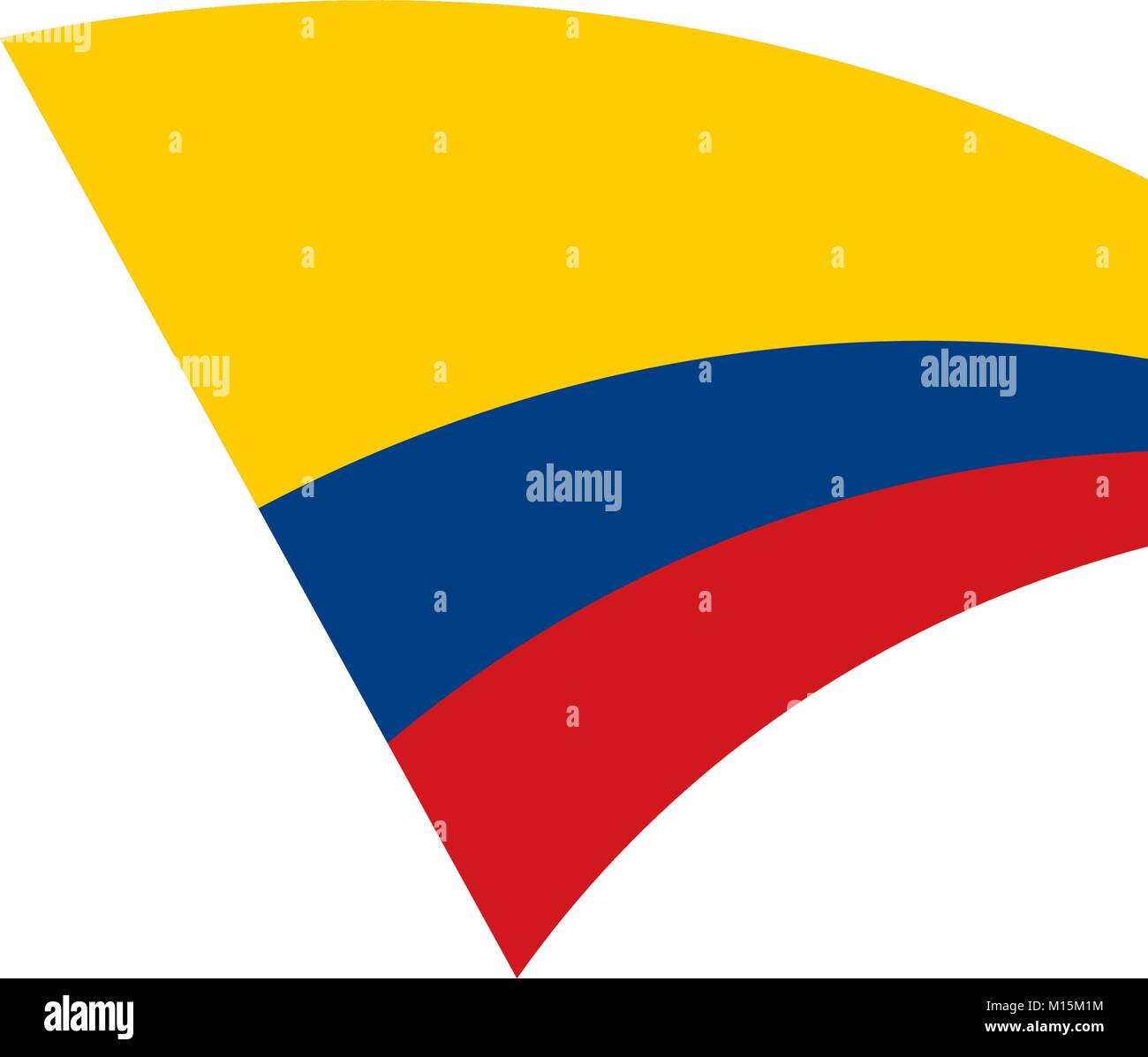 Colombie drapeau, vector illustration Illustration de Vecteur