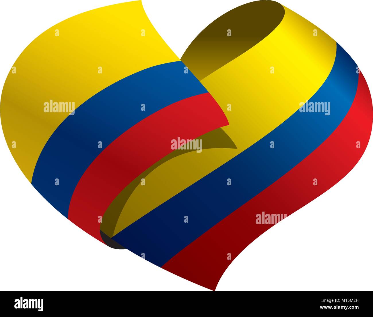 Colombie drapeau, vector illustration Illustration de Vecteur