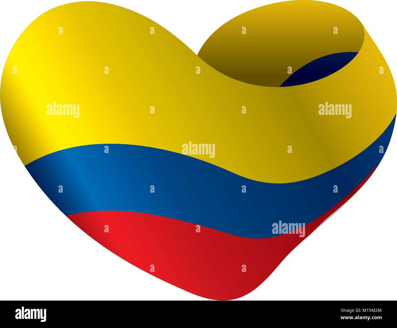 Colombie drapeau, vector illustration Illustration de Vecteur