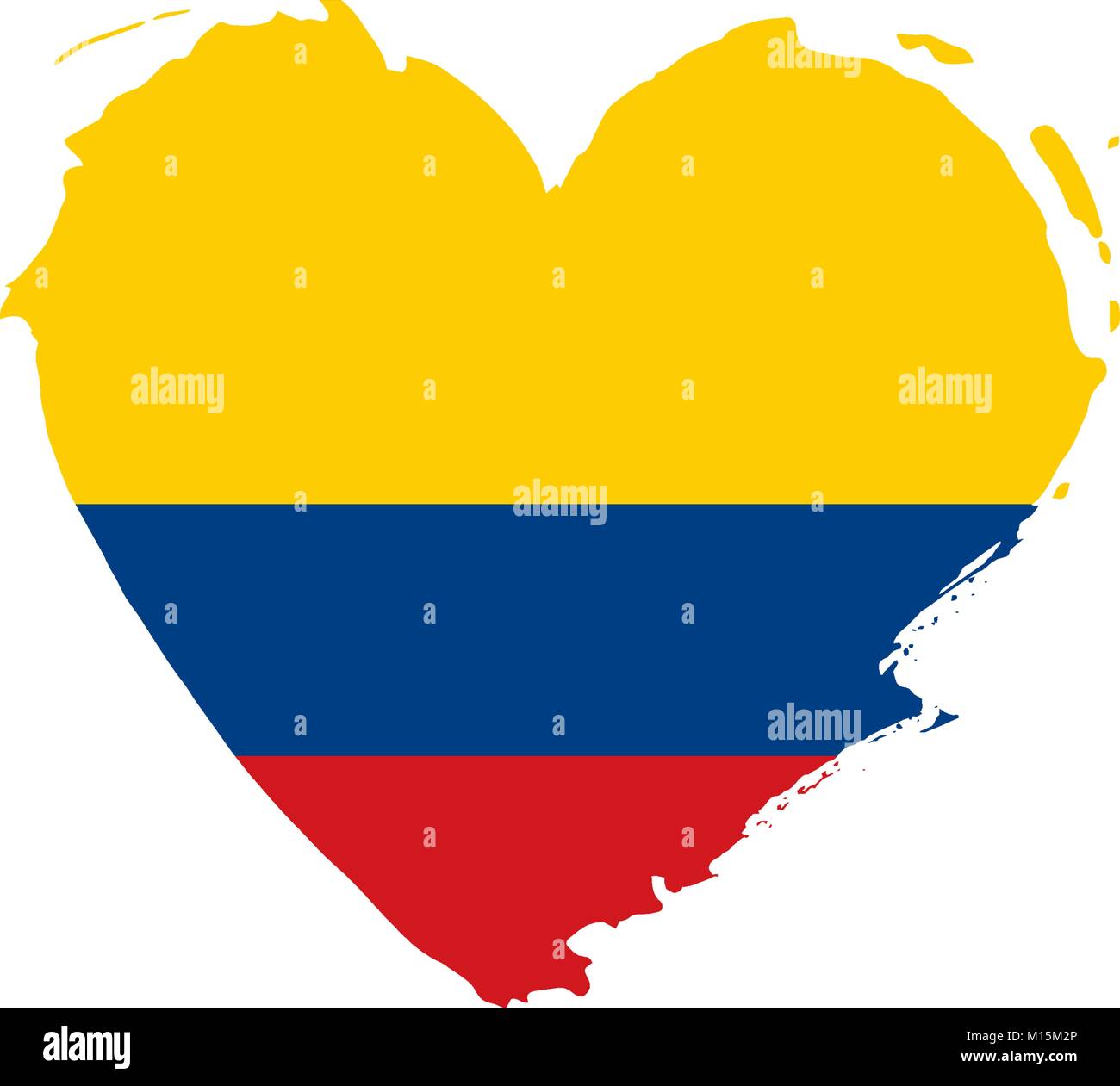 Colombie drapeau, vector illustration Illustration de Vecteur