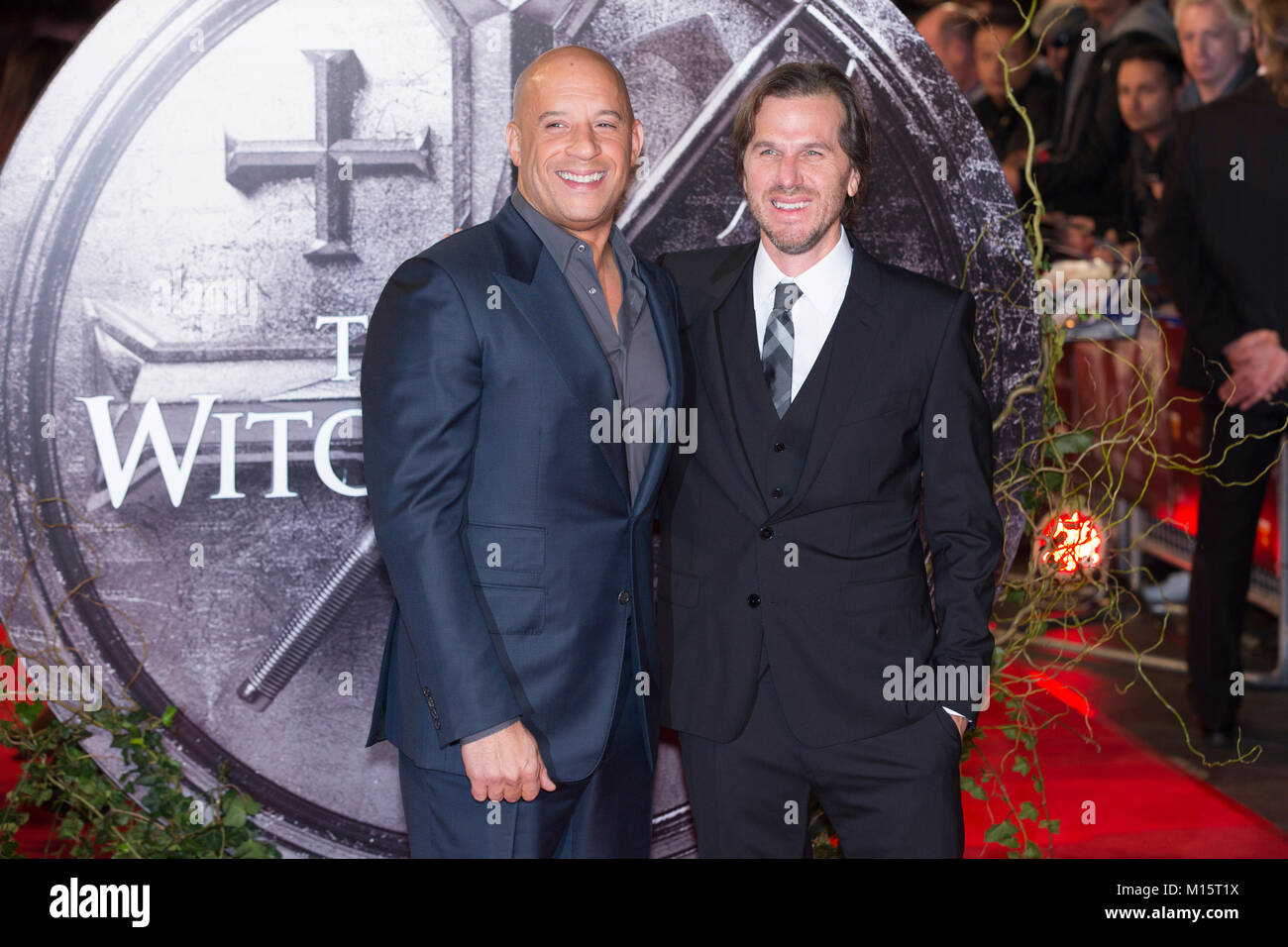 Londres, Royaume-Uni, 19 octobre 2015 , Vin Diesel, première de film "Le dernier chasseur de sorcières" à l'Empire Leicester Square. Mariusz Goslicki/Alamy Banque D'Images