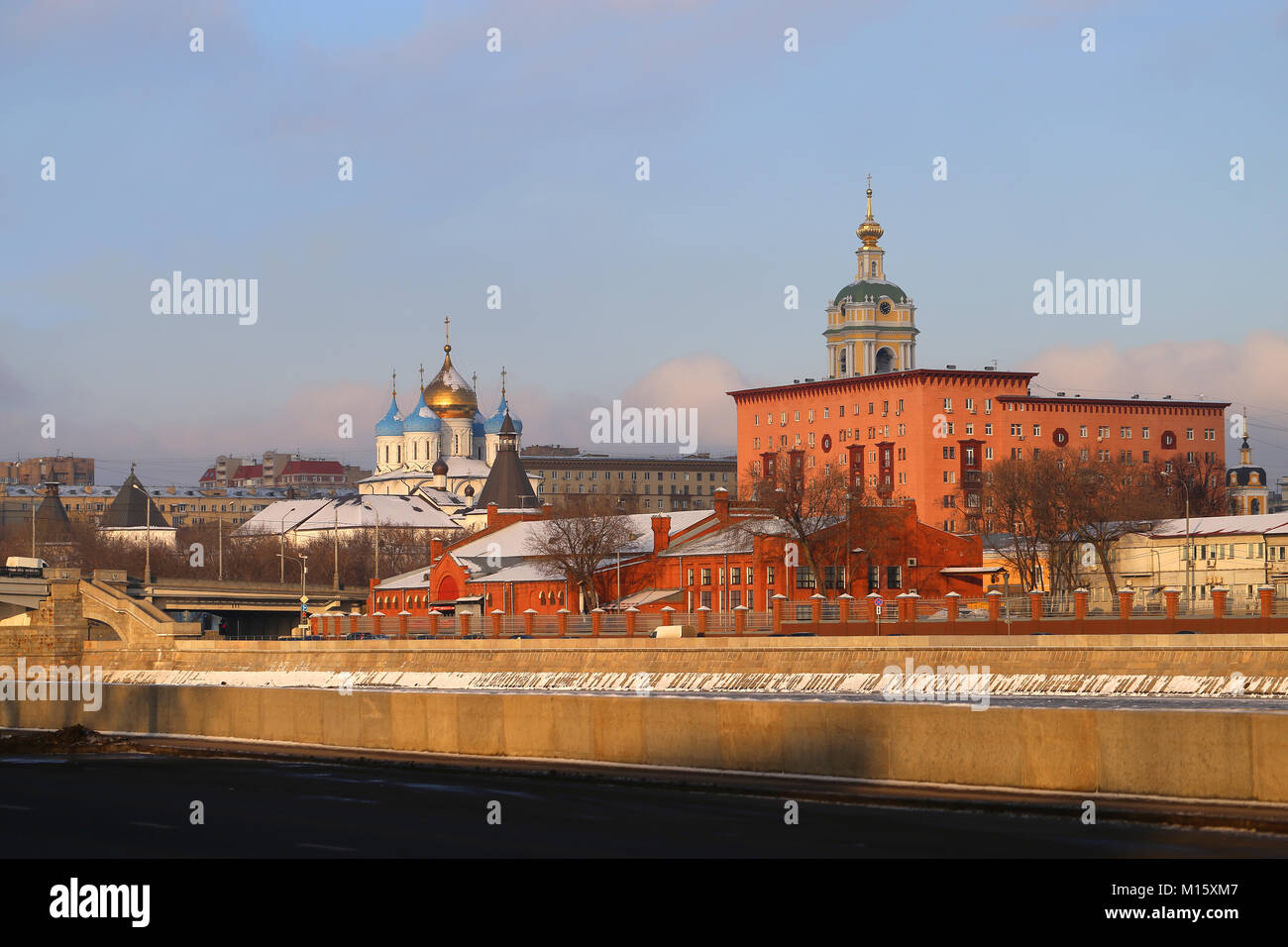 Monastère Novospassky à Moscou Banque D'Images