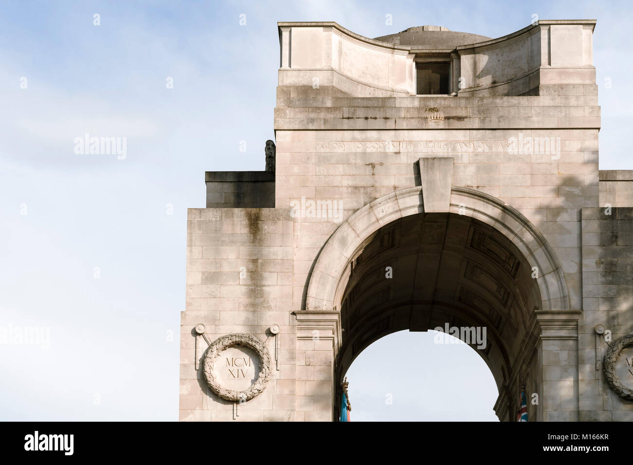 L'Arche du souvenir, un mémorial de guerre, à Victoria Park, Leicester, conçu par Edwin Lutyens, 1923-1925. Banque D'Images