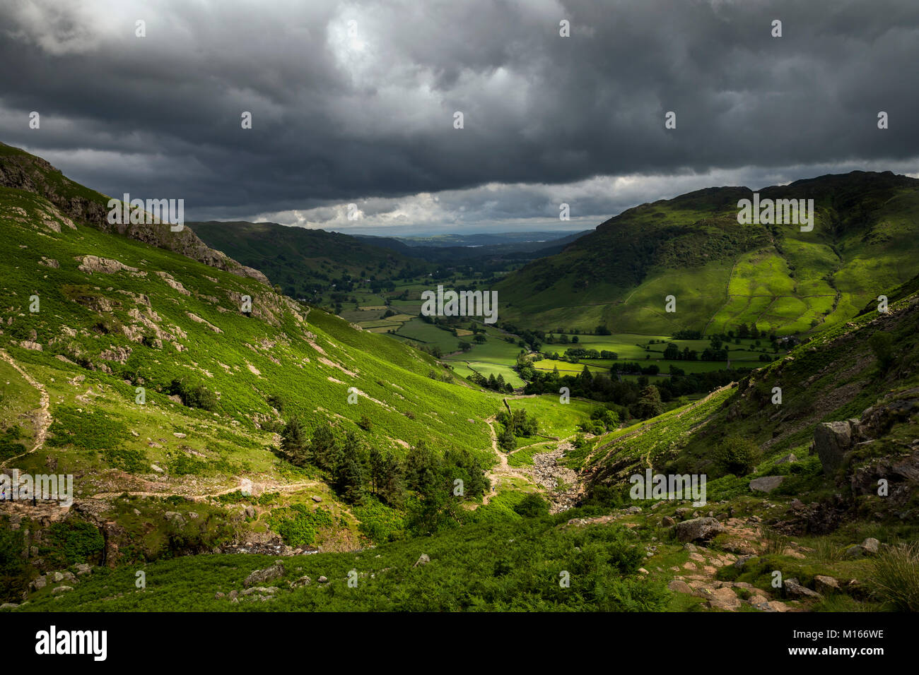 Ghyll Stickle Langdale ; ; ; Lake District UK Banque D'Images