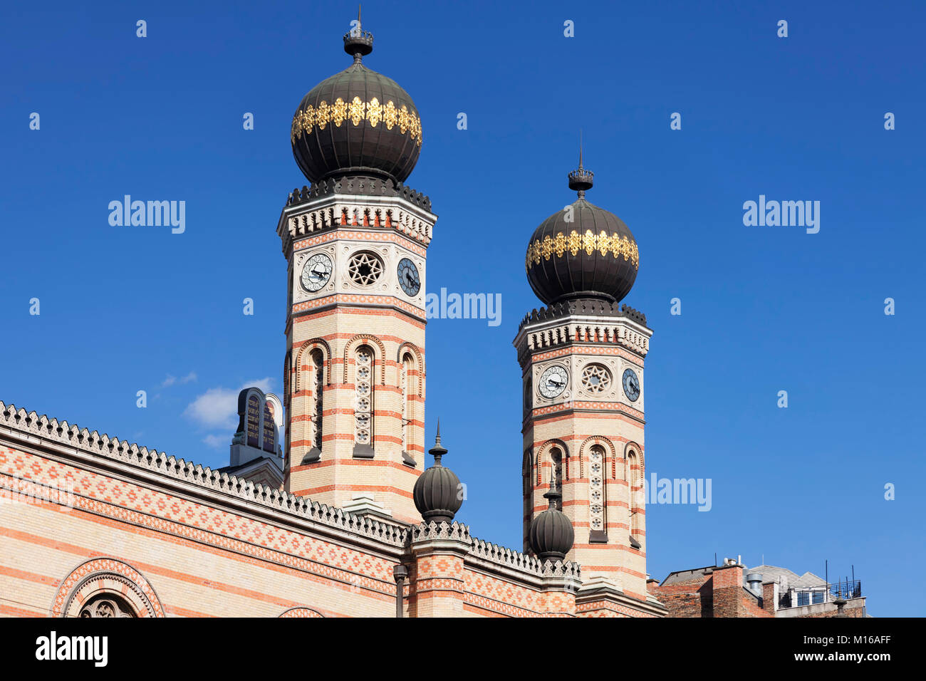 Grande Synagogue de la rue Dohany Utca, Pest, Budapest, Hongrie Banque D'Images