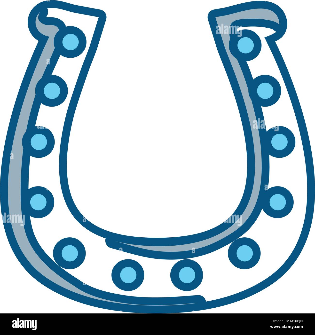 Horseshoe droit Illustration de Vecteur