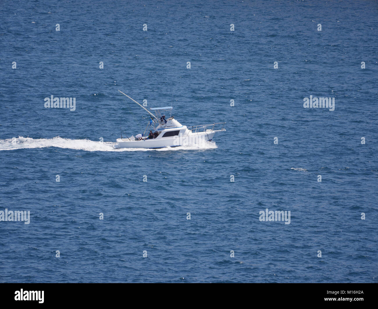 Bateau de pêche en haute mer de retourner à Cabo San Lucas Mexique Banque D'Images