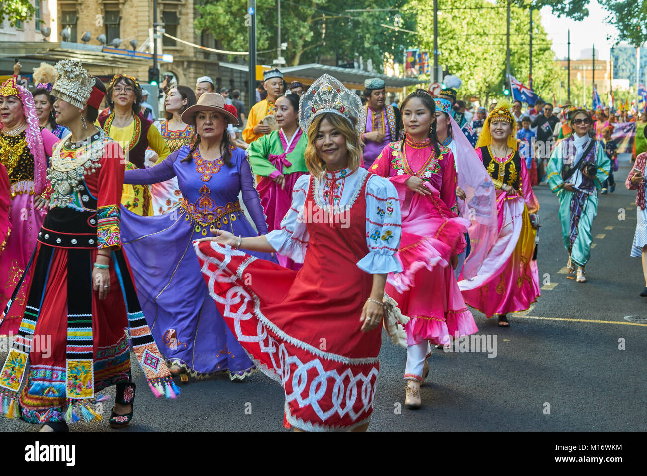 Adélaïde, Australie. 26 janvier, 2018. L'Australie Jour en Ville Adelaide, Australie du Sud, Australie Crédit : Alexander Kondakov/Alamy Live News Banque D'Images