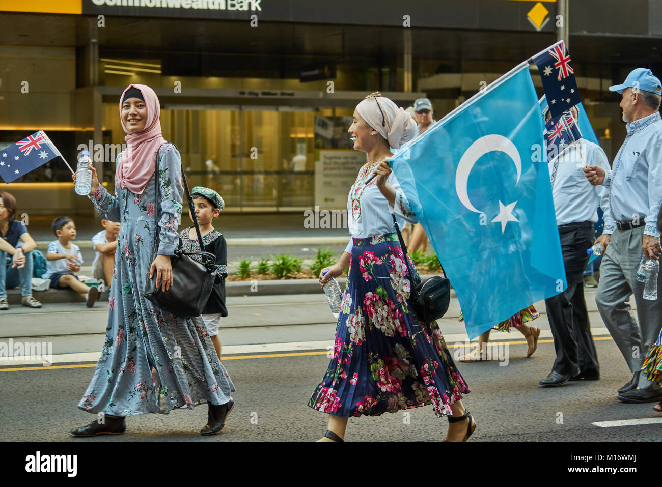 Adélaïde, Australie. 26 janvier, 2018. L'Australie Jour en Ville Adelaide, Australie du Sud, Australie Crédit : Alexander Kondakov/Alamy Live News Banque D'Images
