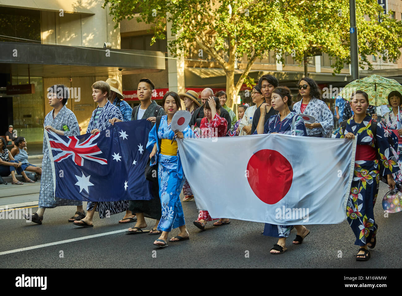 Adélaïde, Australie. 26 janvier, 2018. L'Australie Jour en Ville Adelaide, Australie du Sud, Australie Crédit : Alexander Kondakov/Alamy Live News Banque D'Images