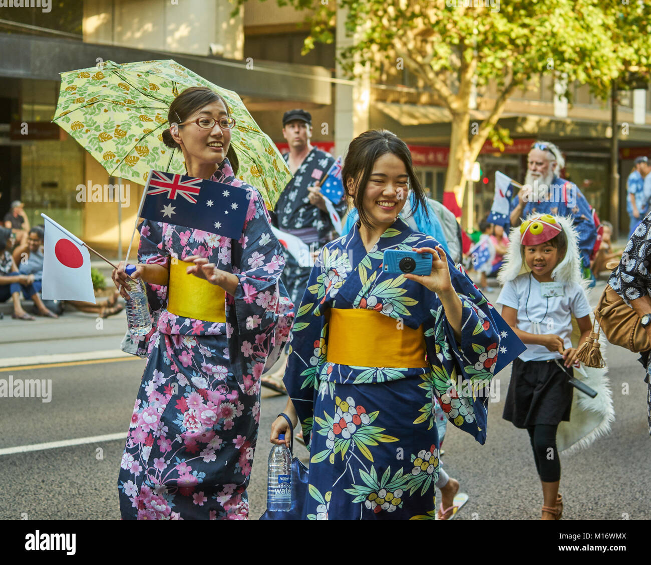 Adélaïde, Australie. 26 janvier, 2018. L'Australie Jour en Ville Adelaide, Australie du Sud, Australie Crédit : Alexander Kondakov/Alamy Live News Banque D'Images