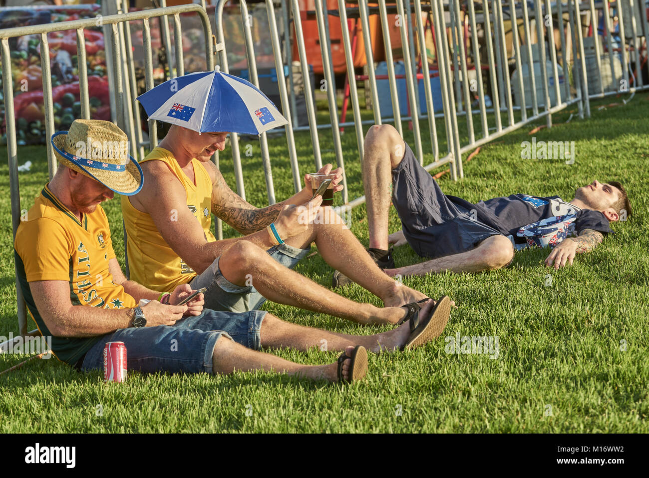 Adélaïde, Australie. 26 janvier, 2018. L'Australie Jour en Ville Adelaide, Australie du Sud, Australie Crédit : Alexander Kondakov/Alamy Live News Banque D'Images