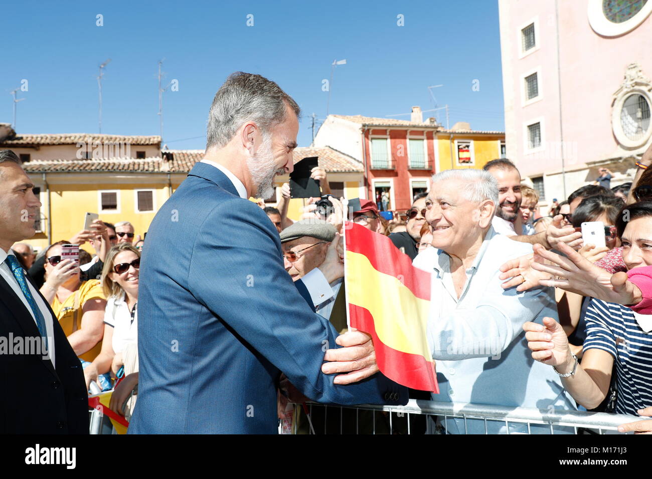 Madrid, Espagne. 13 Sep, 2018. Le roi Felipe à la Culture National Awards 2017 à Cuenca, Espagne Septembre13, 2017. Credit : Jimmy Olsen/Media Espagne*** ***aucune perforation/Alamy Live News Banque D'Images