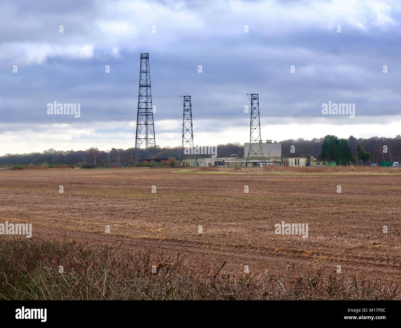 Musée de l'aviation de Suffolk à Foxhall Road, Playford près d'Ipswich Suffolk, UK. Ancien WW2 Bomber Command station sans fil. Banque D'Images