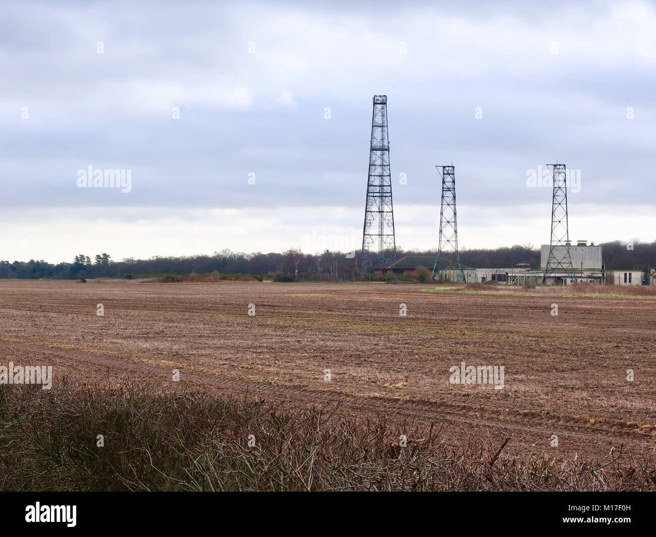 Musée de l'aviation de Suffolk à Foxhall Road, Playford près d'Ipswich Suffolk, UK. Ancien WW2 Bomber Command station sans fil. Banque D'Images