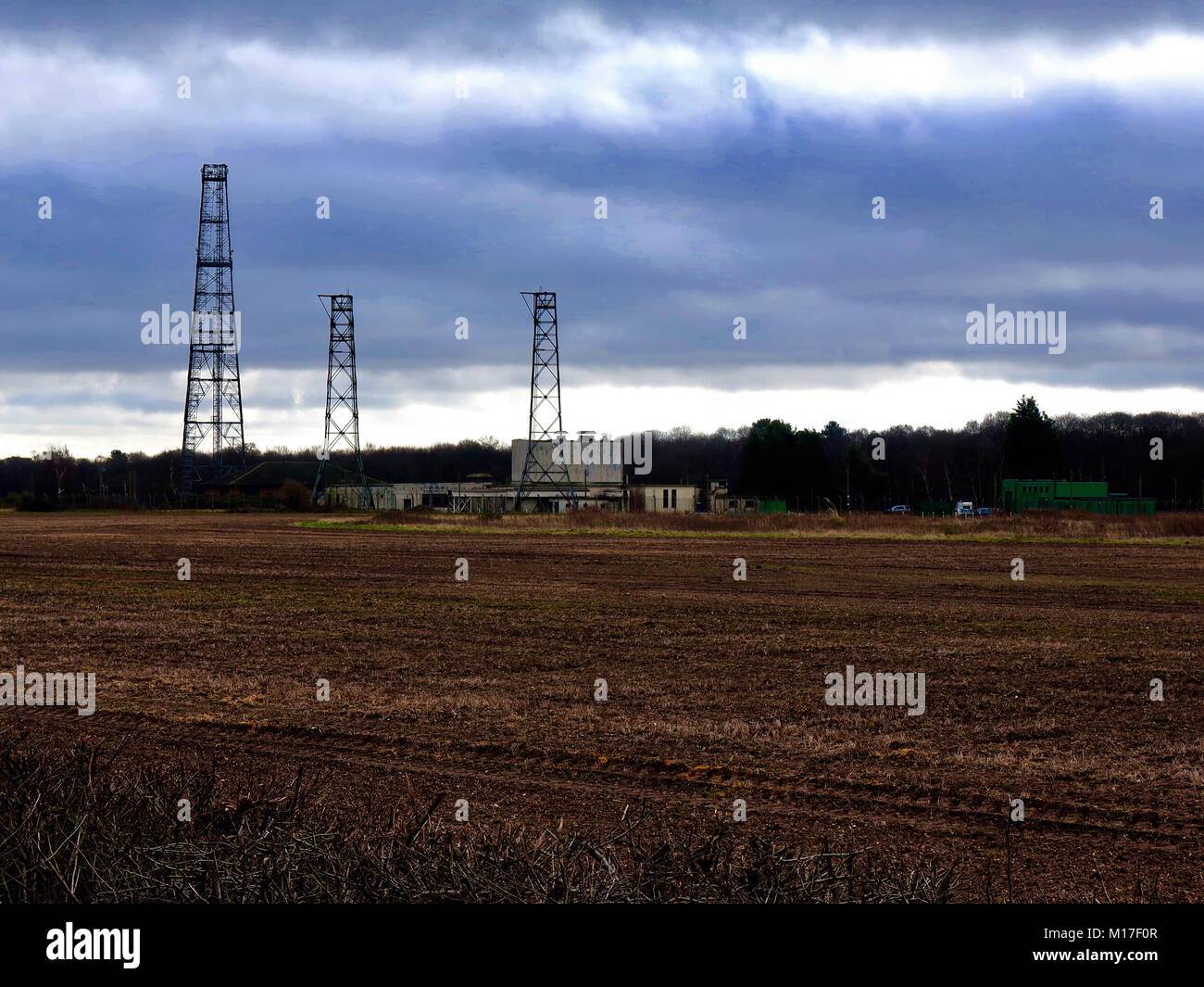 Musée de l'aviation de Suffolk à Foxhall Road, Playford près d'Ipswich Suffolk, UK. Ancien WW2 Bomber Command station sans fil. Banque D'Images