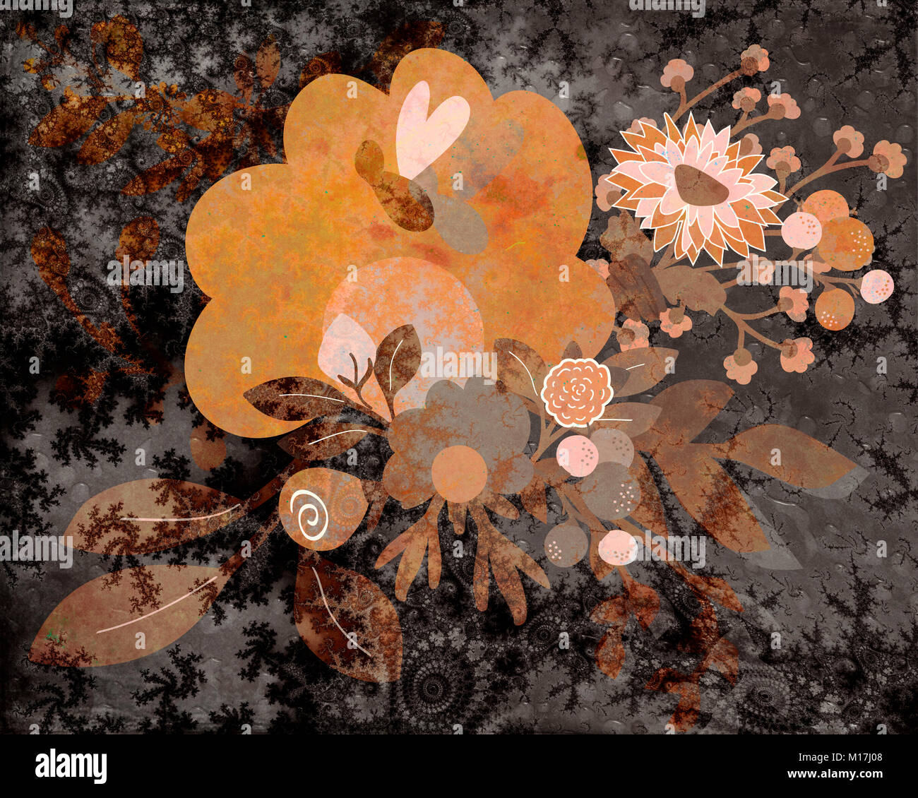 L'ART NUMÉRIQUE : Voeux # 04 Banque D'Images