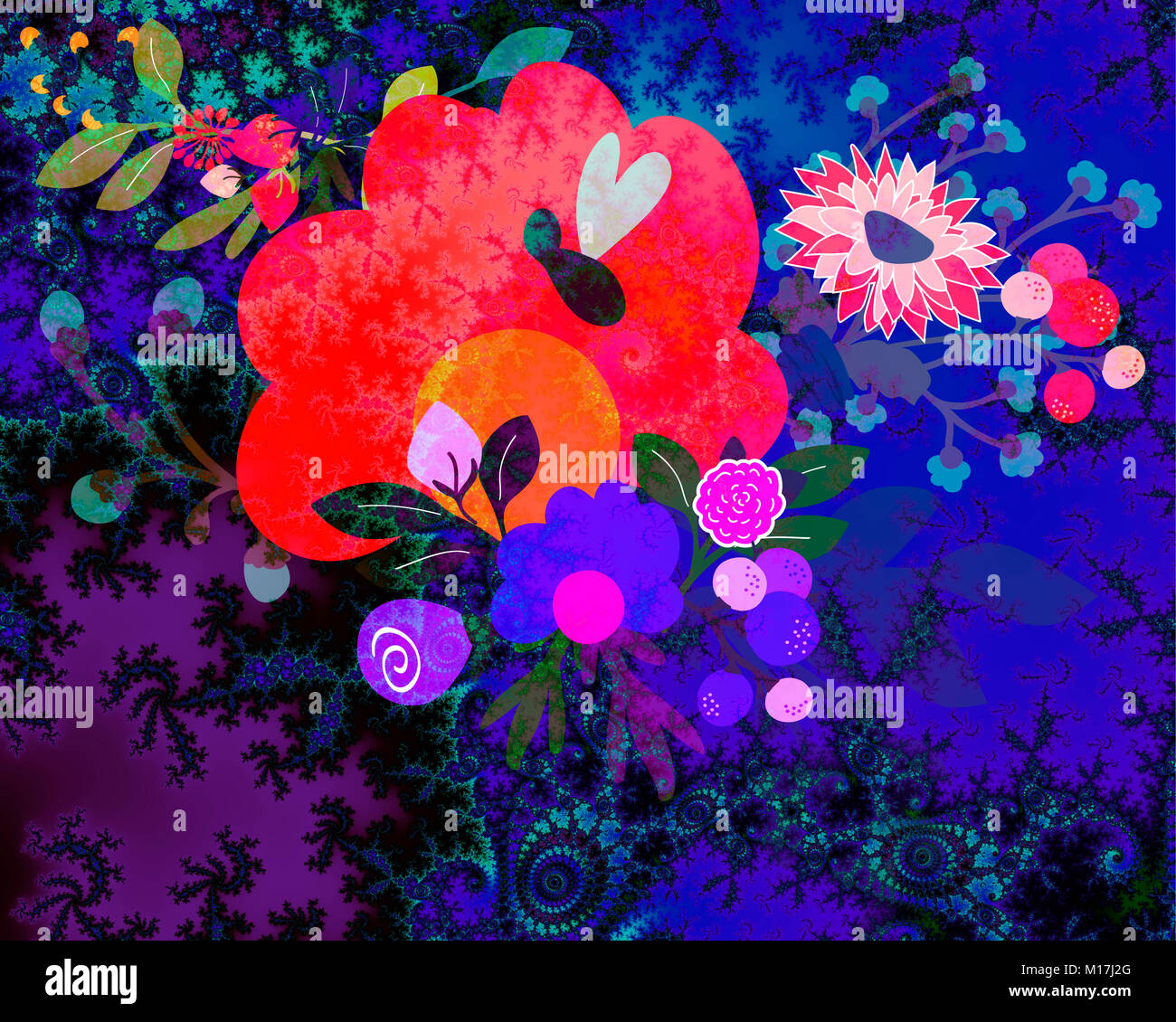 L'ART NUMÉRIQUE : Voeux # 02 Banque D'Images