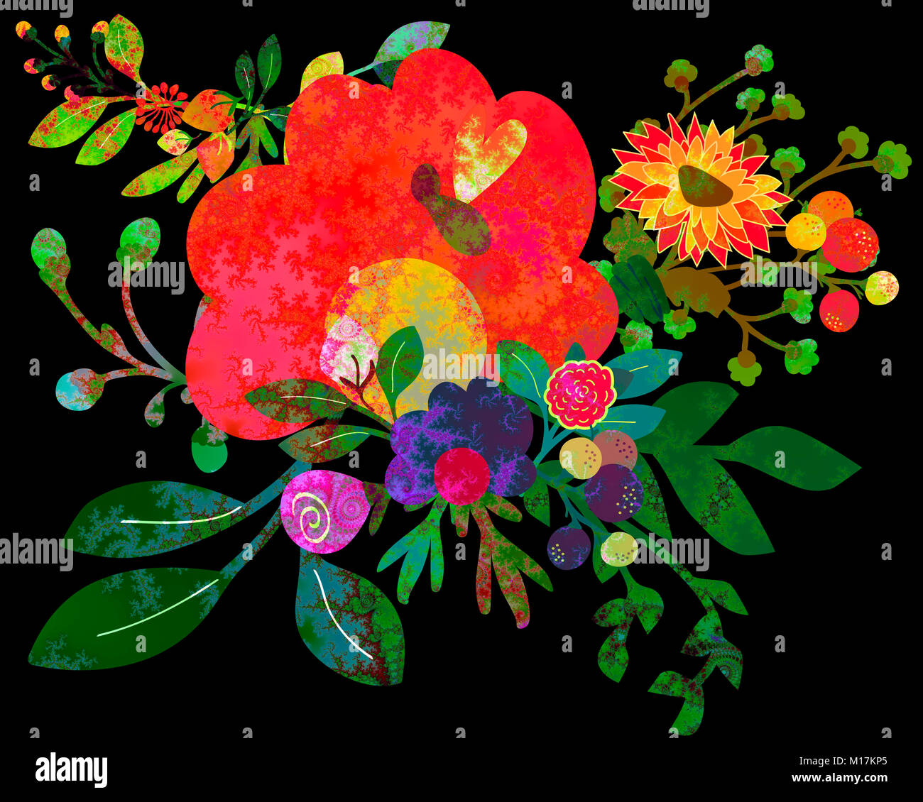 L'ART NUMÉRIQUE : Voeux # 01 Banque D'Images