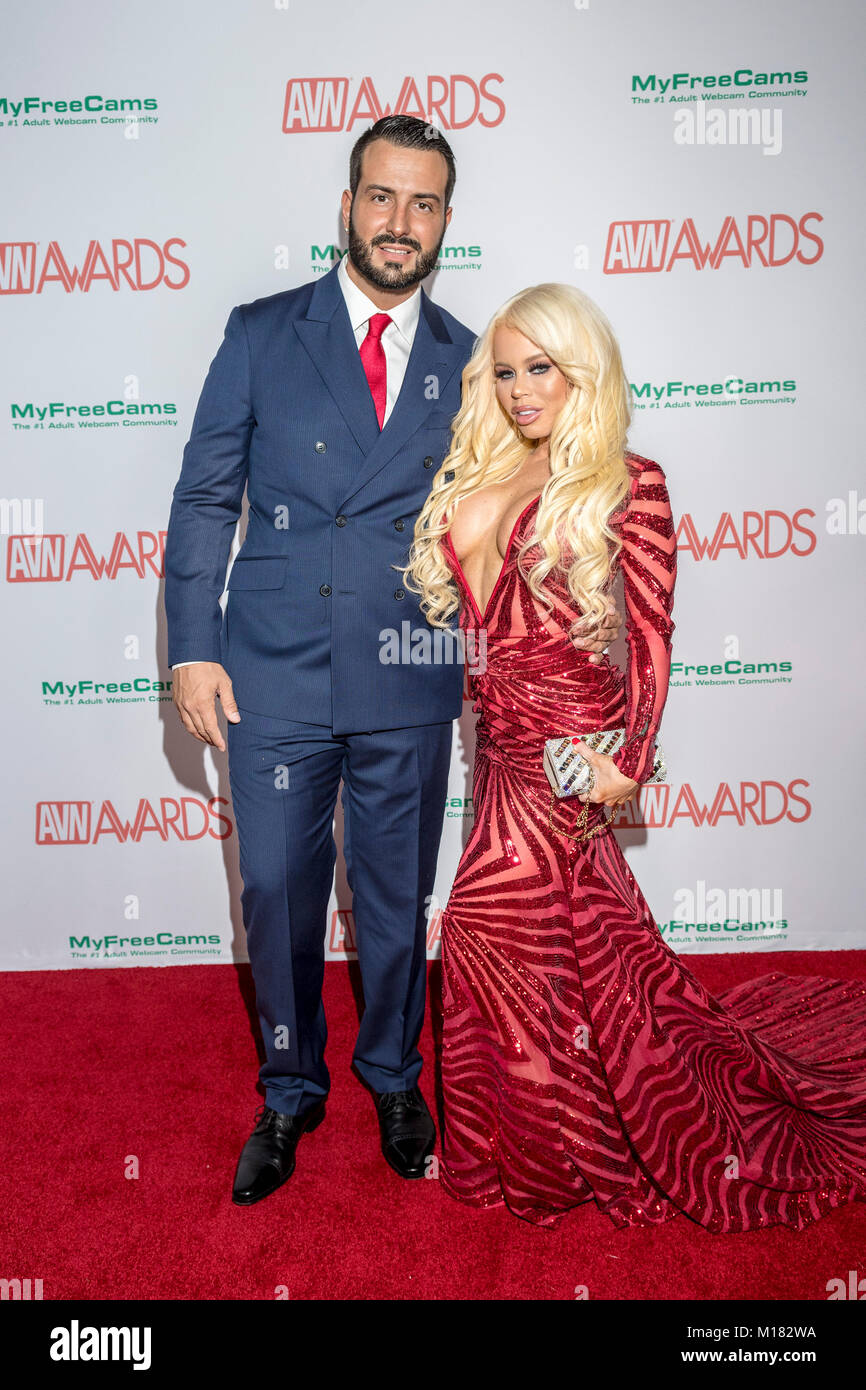 Las Vegas, NV, USA. 27 Jan, 2018. Nikki Delano à l'AVN Awards au Hard Rock Hotel & Casino à Las Vegas, Nevada le 27 janvier 2018. Credit : Damairs Carter/media/Alamy Punch Live News Banque D'Images