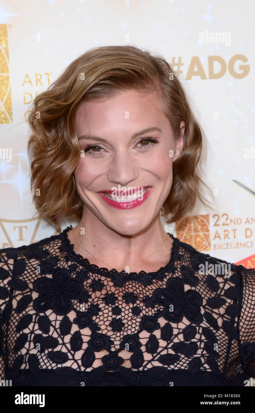 Hollywood, CA. 27 Jan, 2018. Katee Sackhoff lors du 22e Annual Art Directors Guild Awards, Dolby Theatre de bal, Hollywood, CA 01-27-18. Crédit : David Edwards/MediaPunch/Alamy Live News Banque D'Images