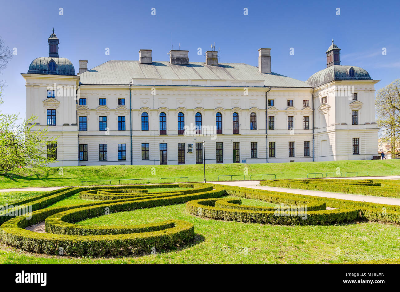 Sanguszko palace (18e siècle) dans la voïvodie de LUbartow, Lublin, Pologne, Europe Banque D'Images