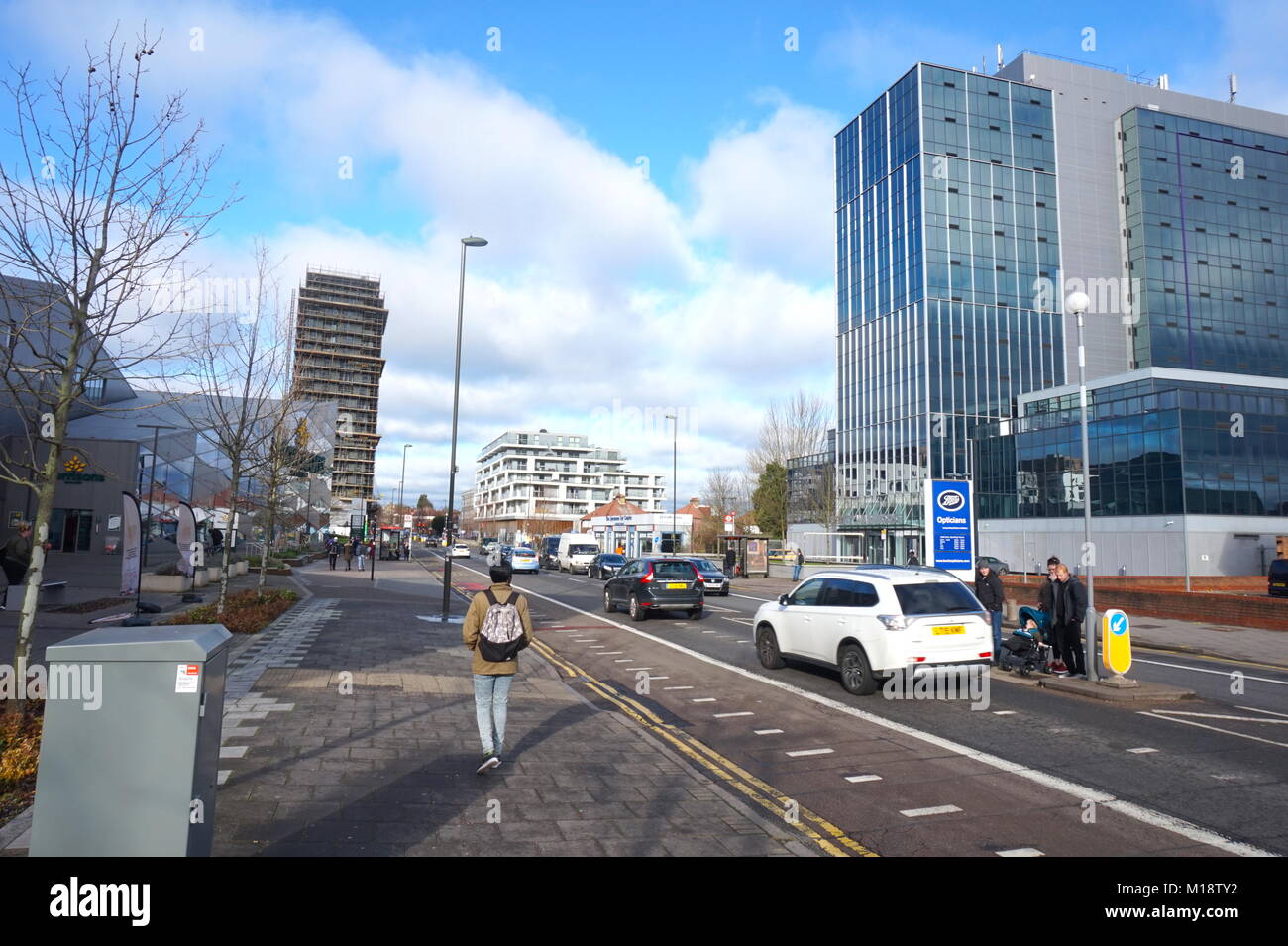 Edgeware Road, Colindale, Royaume-Uni Banque D'Images