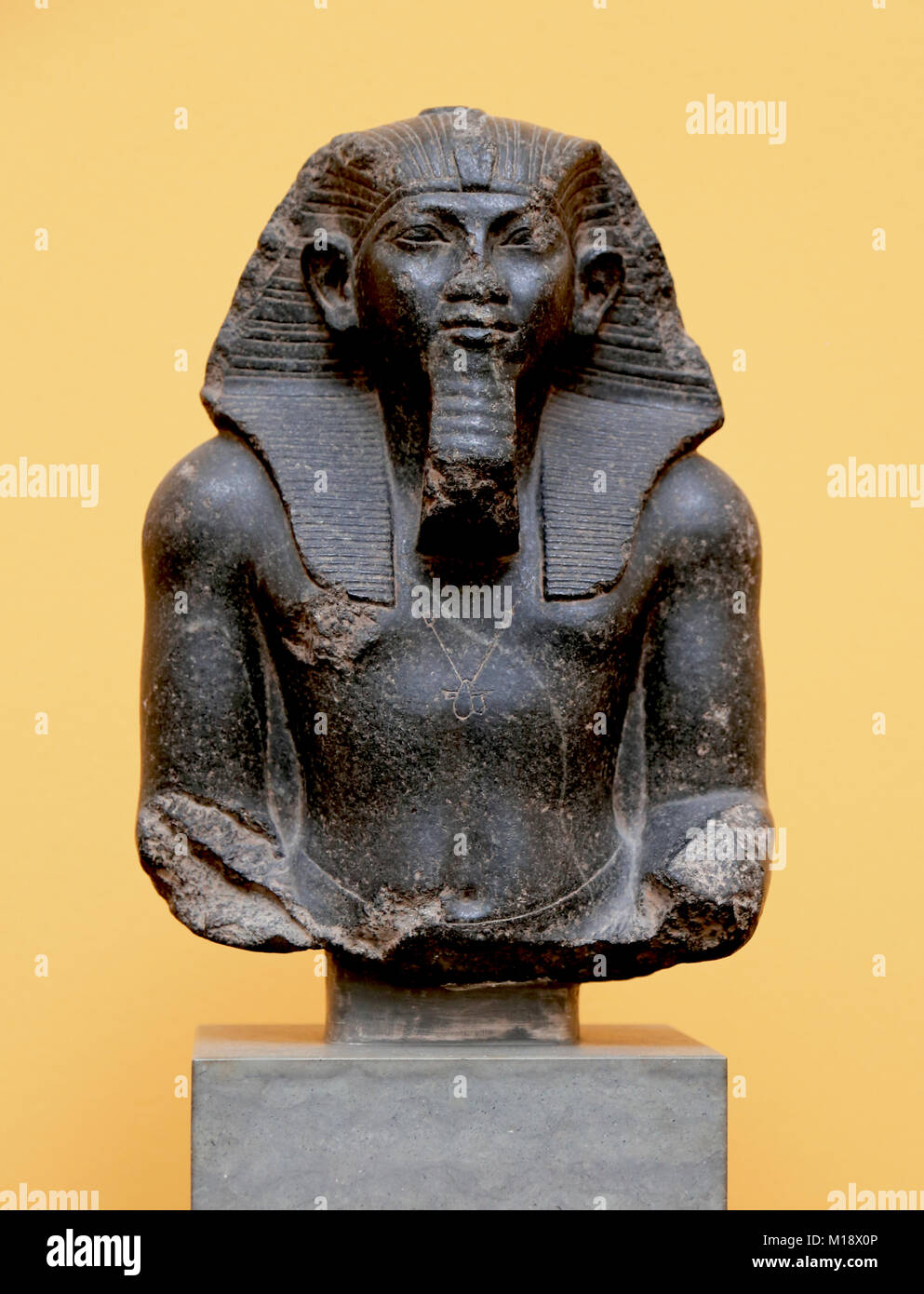 Statue du roi Sésostris II. D'origine inconnue, le granit. Le règne de Sesostris II (1897-1878 avant J.-C.). Banque D'Images