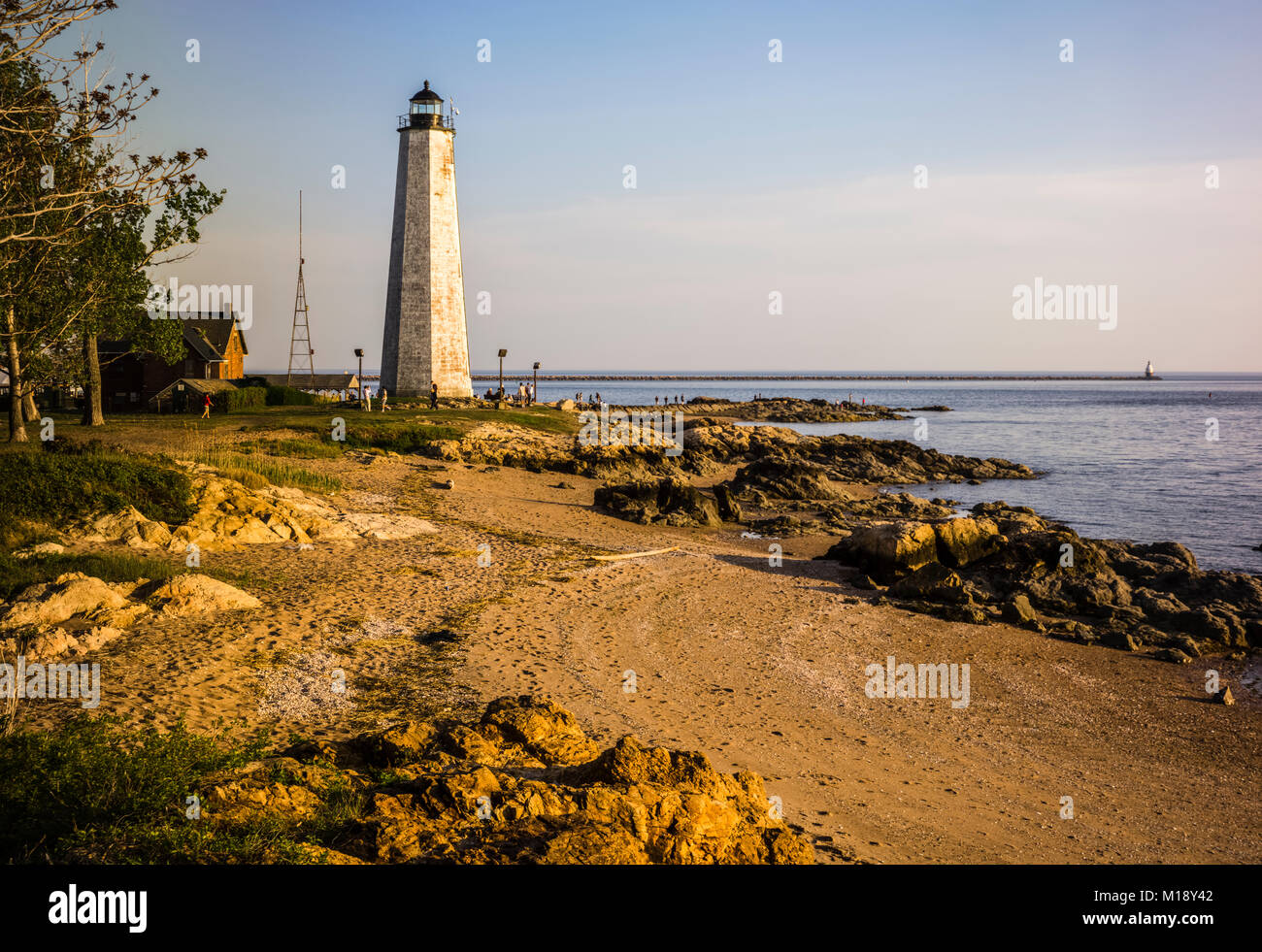 Lighthouse Point Park - New Haven, Connecticut, USA Banque D'Images