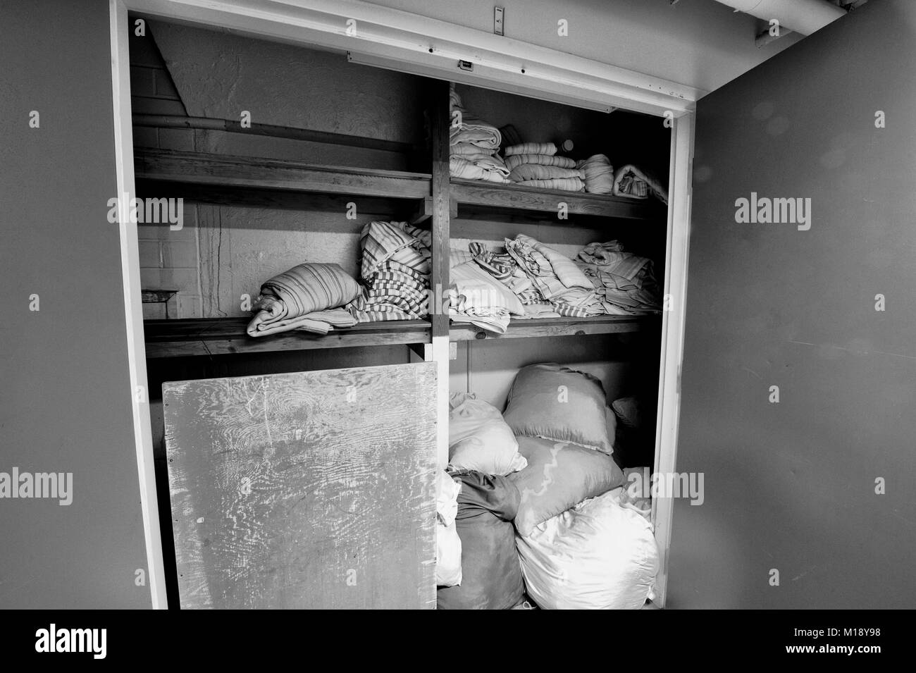 C'est l'une des nombreuses photos que j'ai prises à l'intérieur, après le Sudbury St. Joseph's Health Centre (l'ancien hôpital général) a fermé ses portes Banque D'Images