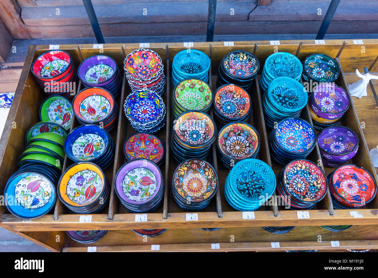 Des tuiles colorées, Konya - Turquie Banque D'Images