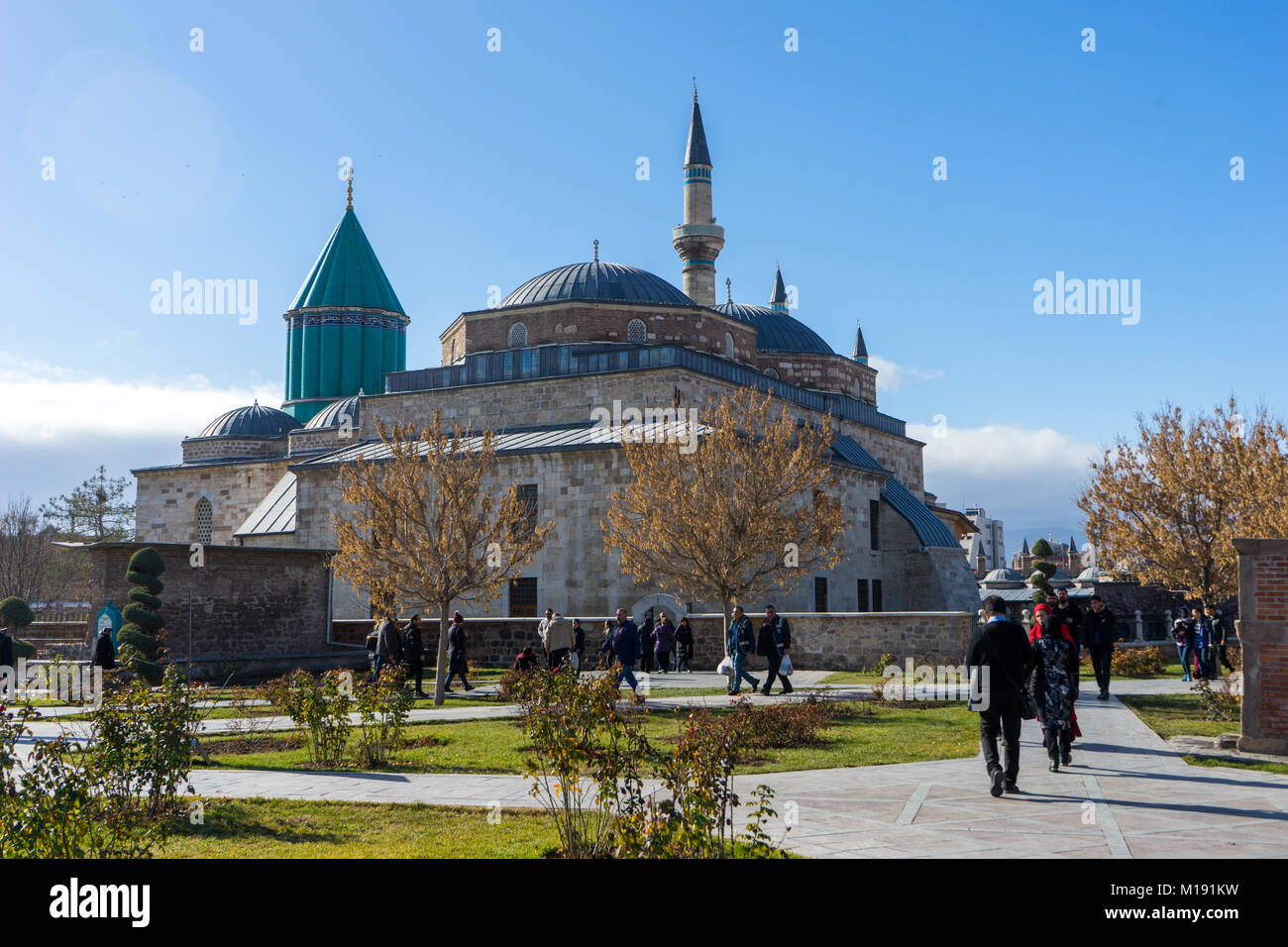 Konya, Turquie - Décembre 17, 2017 ; musée de Mevlana à Konya, Turquie. Banque D'Images