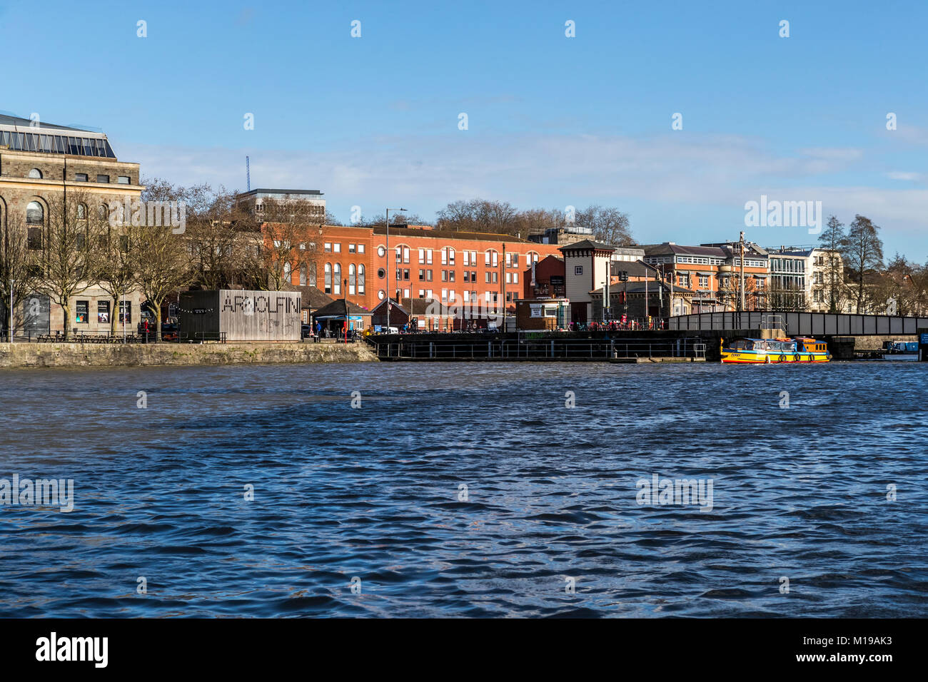 Ferry de Bristol au pont de Prince Street. Bristol, Royaume-Uni. Banque D'Images