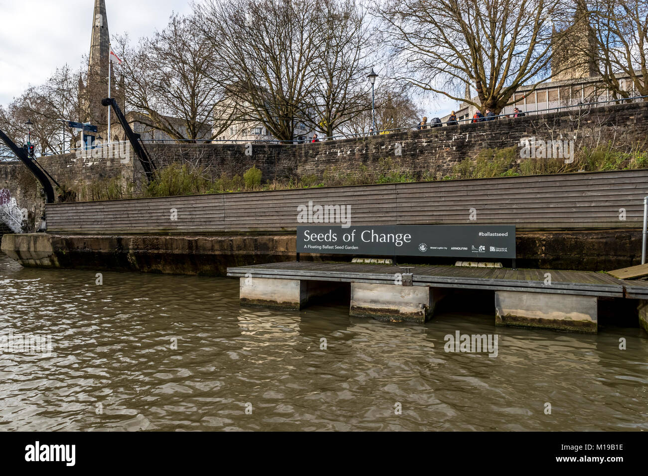 Graines du changement les allocations de chez Bristol Bridge, Bristol, Royaume-Uni. Banque D'Images