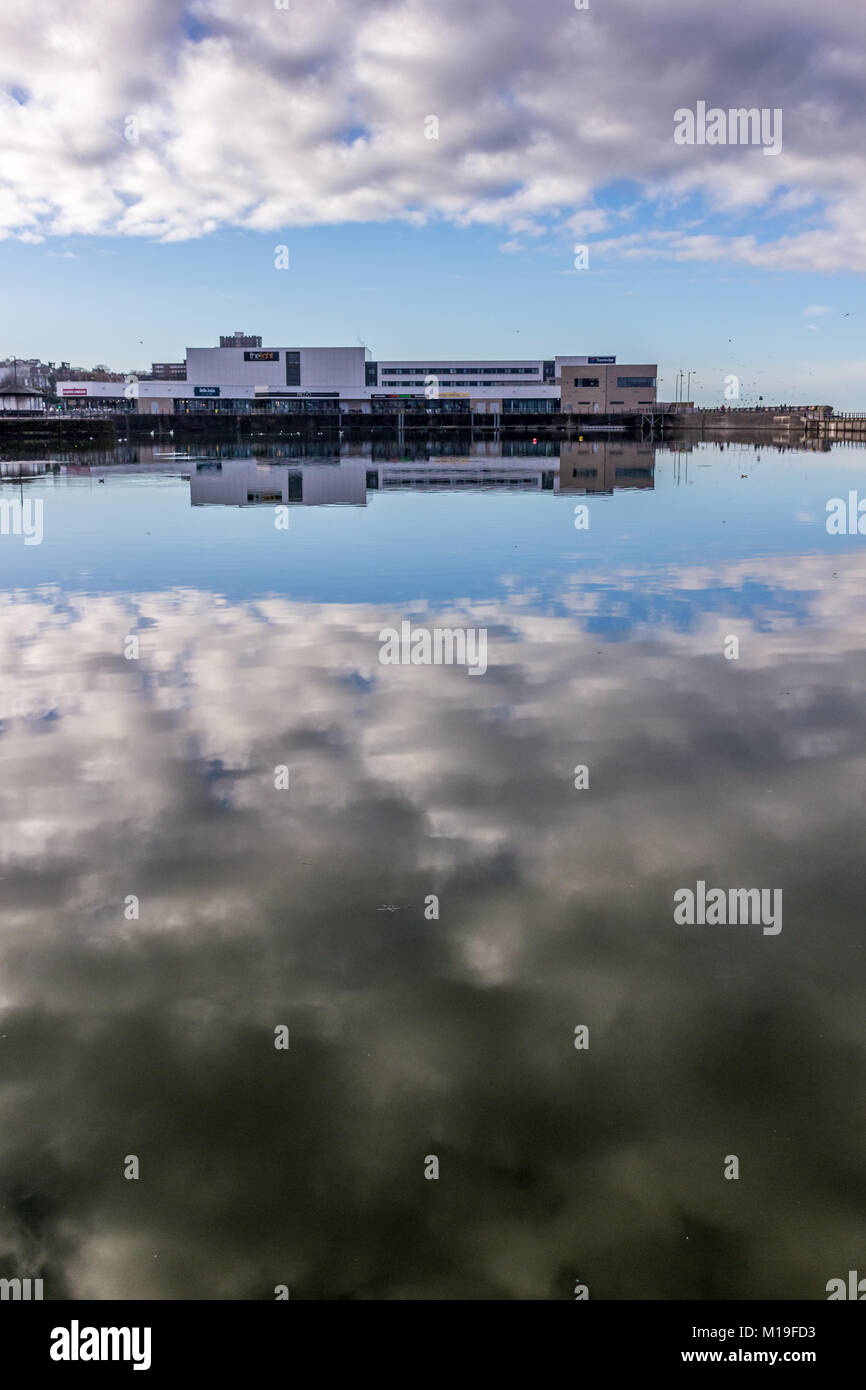 New Brighton, promenade Banque D'Images