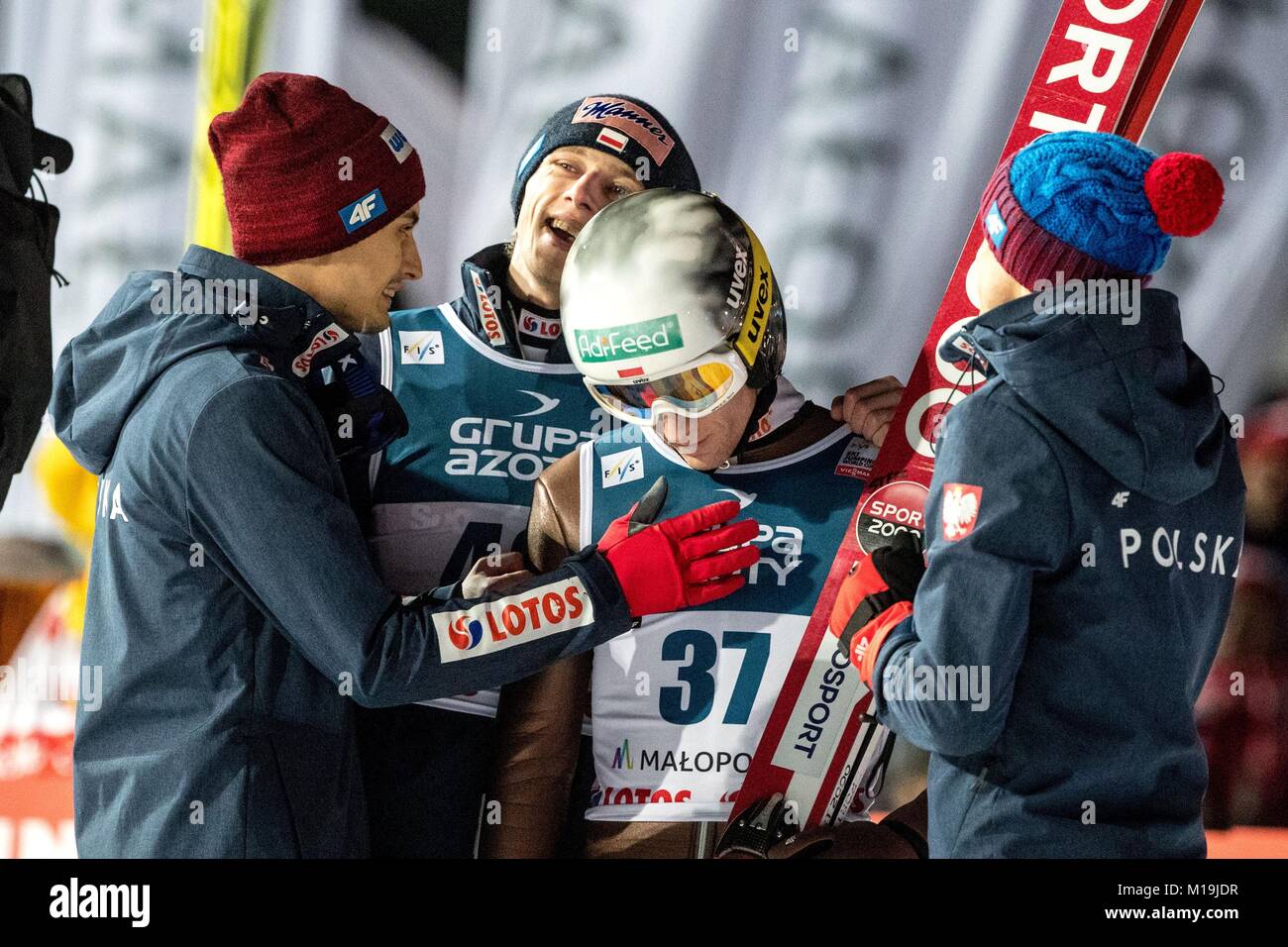 Coupe du monde de saut à ski FIS le 28 janvier 2018 à Zakopane, Pologne
