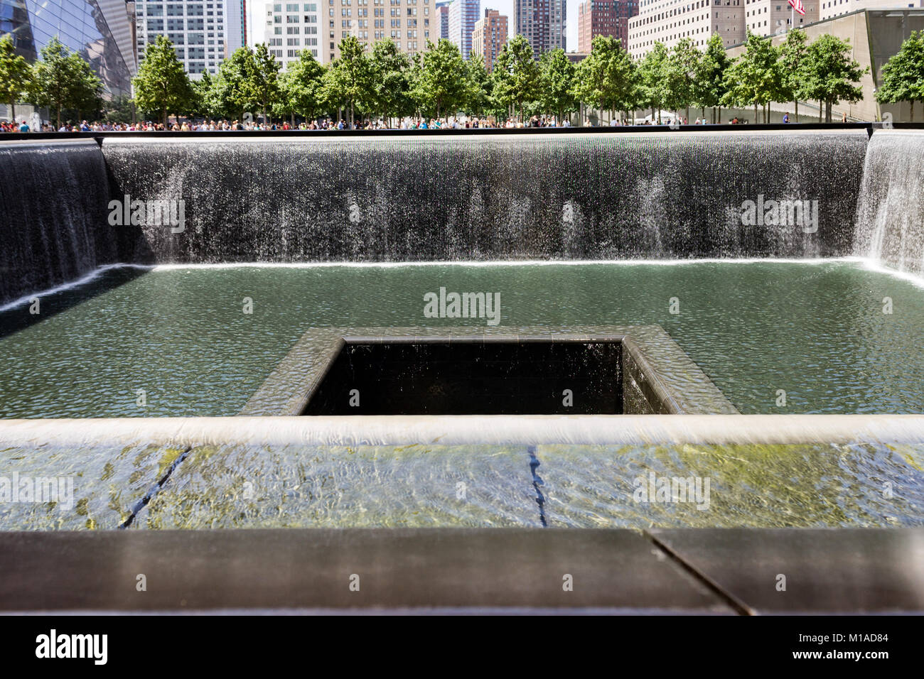Mémorial National du 11 septembre New York City Banque D'Images