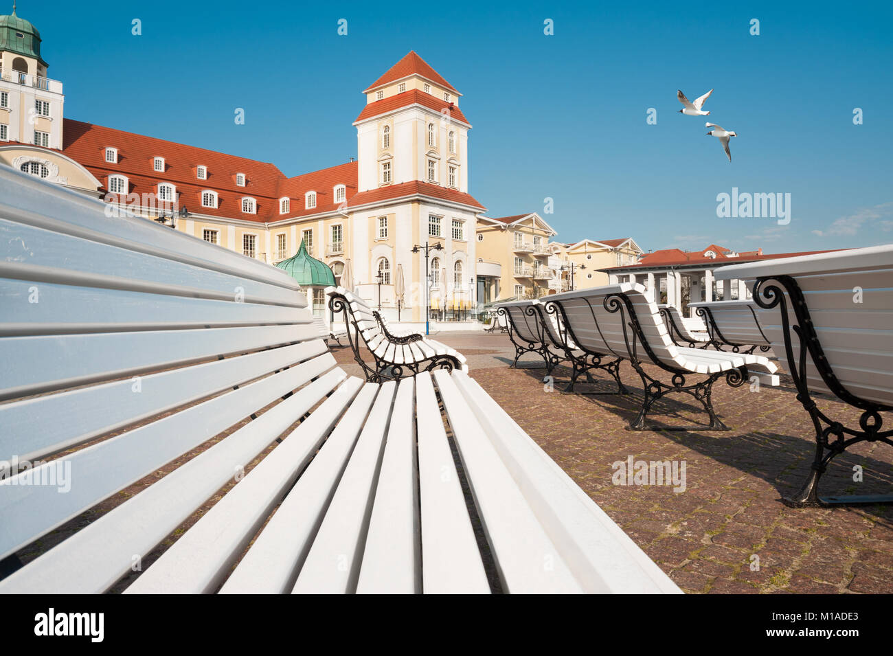 Resort Binz sur l'île de Rügen, Allemagne Banque D'Images